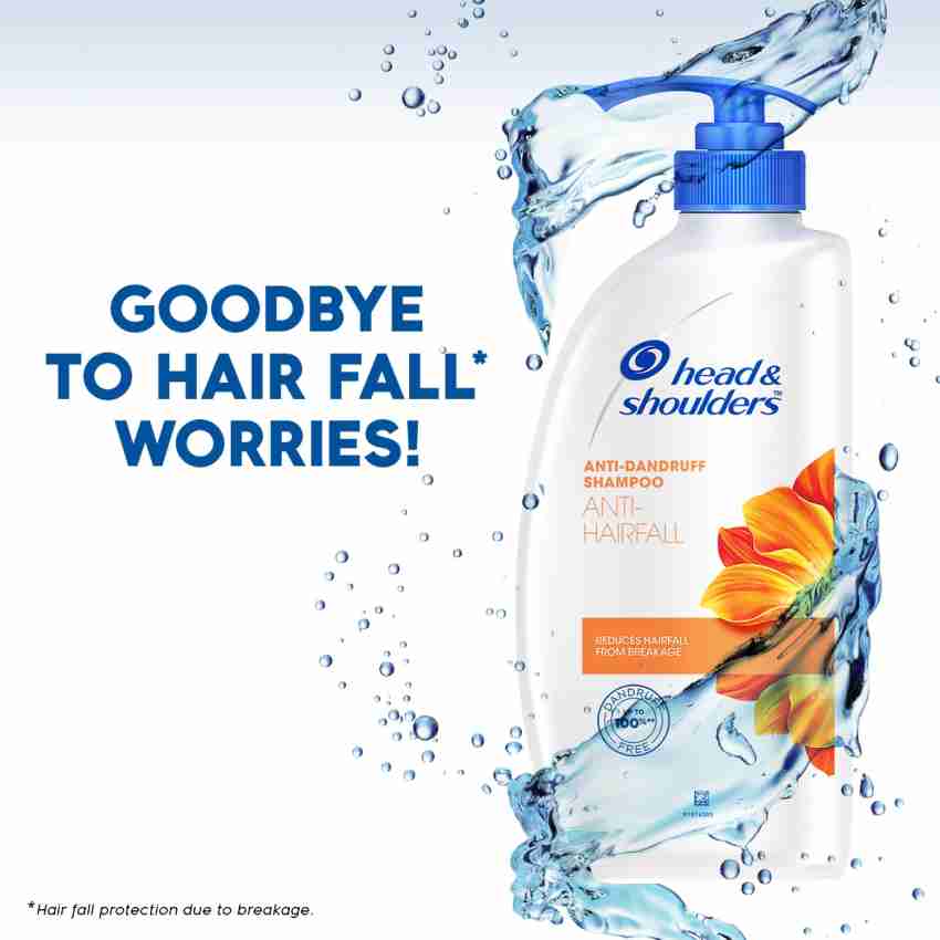 HEAD & SHOULDERS Anti-Hairfall Shampoo for Dandruff-Free & Stronger Hair -  Price in India, Buy HEAD & SHOULDERS Anti-Hairfall Shampoo for  Dandruff-Free & Stronger Hair Online In India, Reviews, Ratings & Features |