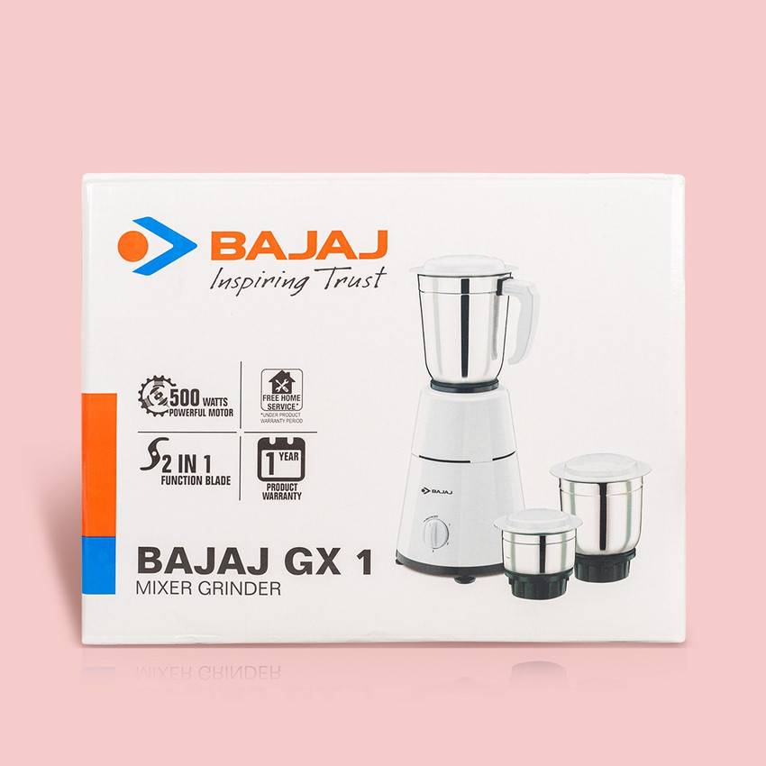 bajaj gx 1 mixer grinder price