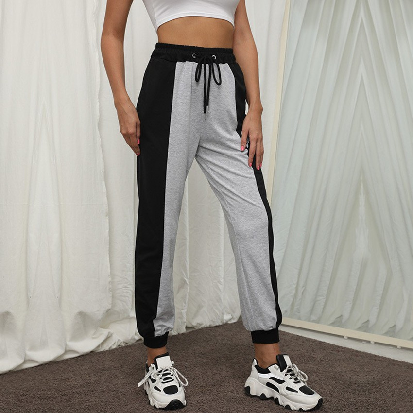 Urbanic Solid Women Grey Track Pants 