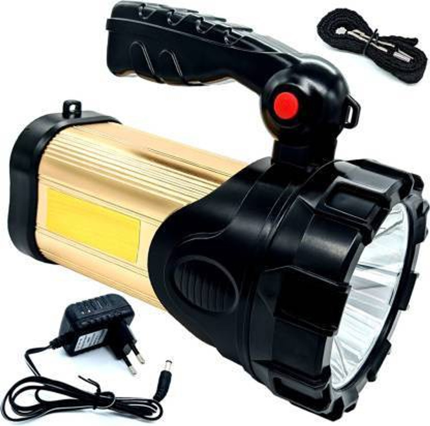 Smuf High Power Long Distance 1 Km 1000 Meter Long Range 000 Mah 12 Hours High Battery Back Up 75w Rechargeable Led Torch Ultra Bright Torch Price In India Buy