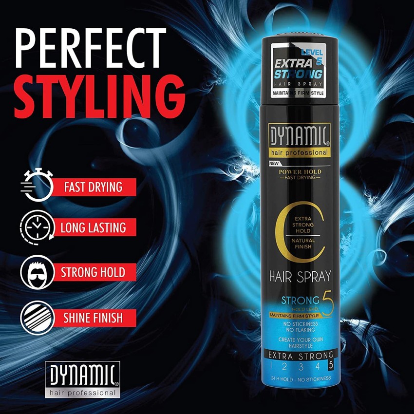 DYNAMIC Extra Strand Hold Hair Spray Hold & Set Level-5 Hair Spray - Price  in India, Buy DYNAMIC Extra Strand Hold Hair Spray Hold & Set Level-5 Hair  Spray Online In India,