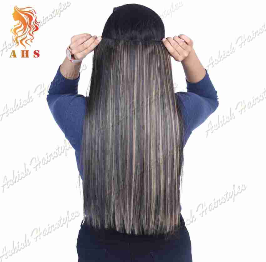 A H S Straight Style Extention Long Golden Hiligth 24-26 Inch Hair  Extension Price in India - Buy A H S Straight Style Extention Long Golden  Hiligth 24-26 Inch Hair Extension online at 