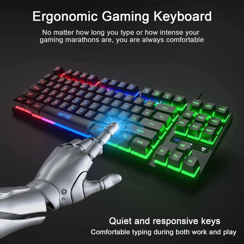 mftek gaming keyboard and mouse combo