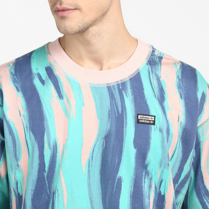 ADIDAS ORIGINALS Printed Men Round Neck 