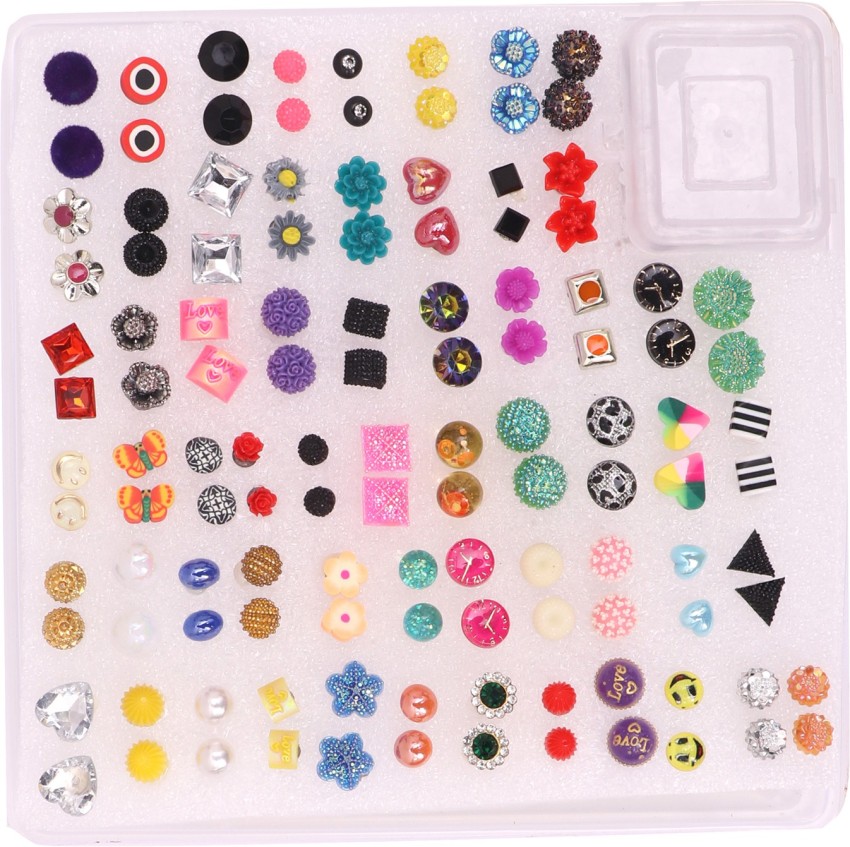 Buy HayHay 21 Pairs Kids Clip on Earrings for Girls Clips Earrings Princess  Toy Earring Play Earrings for Party Favor All Packed in Clear Boxes Online  at desertcartINDIA