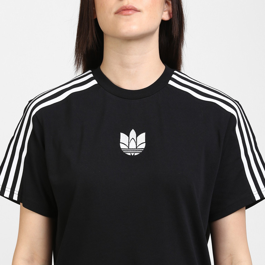 ADIDAS ORIGINALS Solid Women Round Neck 