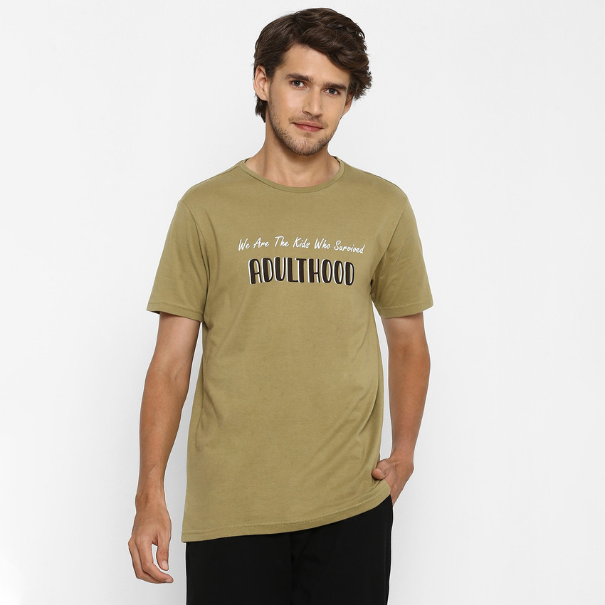 Buy Ajile By Pantaloons Typography Men 