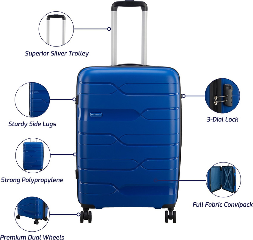 ARISTOCRAT WAVE STROLLY 360 MEDIUM BLUE 