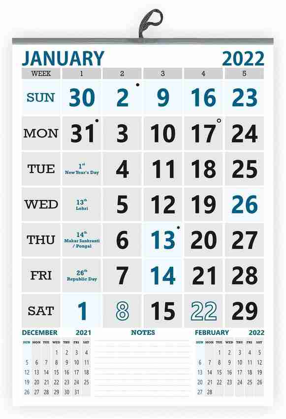 Vivid Print Vp-823-22 2022 Wall Calendar Price In India - Buy Vivid Print  Vp-823-22 2022 Wall Calendar Online At Flipkart.com