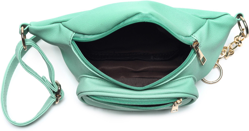 Fastrack Solid Mint Green Fanny Pack 