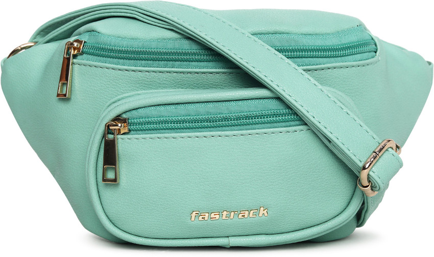 Fastrack Solid Mint Green Fanny Pack 