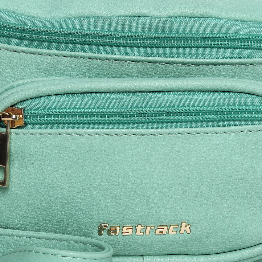 Fastrack Solid Mint Green Fanny Pack 