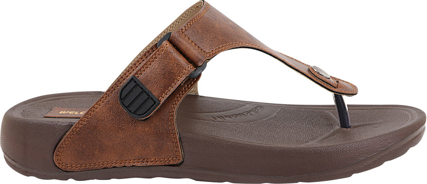 WELCOME Men Brown Sandals - Buy WELCOME 
