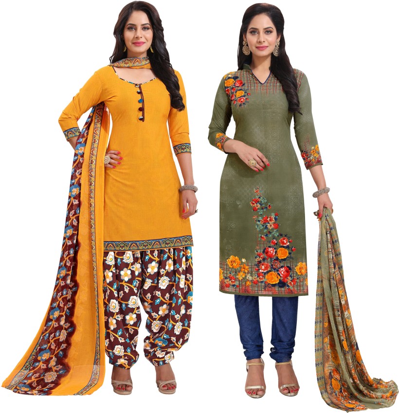 floral dress material online india