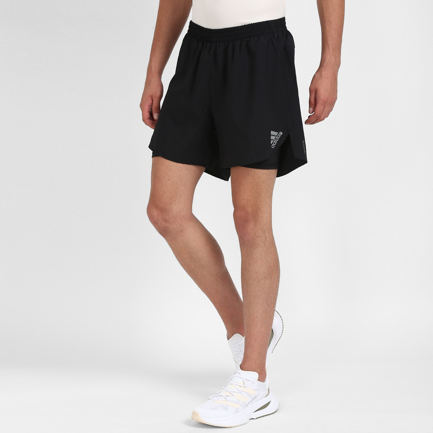 ADIDAS Solid Men Black Sports Shorts 