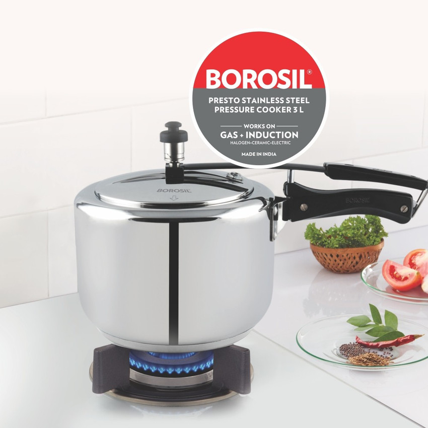 borosil cooker 3 litre price