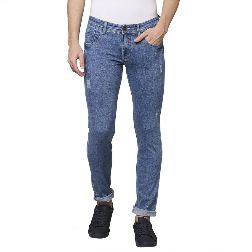 Buy PARK AVENUE Regular Men Blue Jeans 