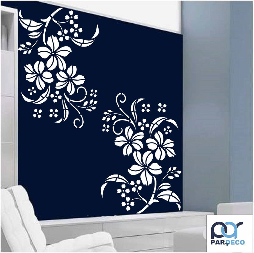 Flower Wall Stencil Patterns