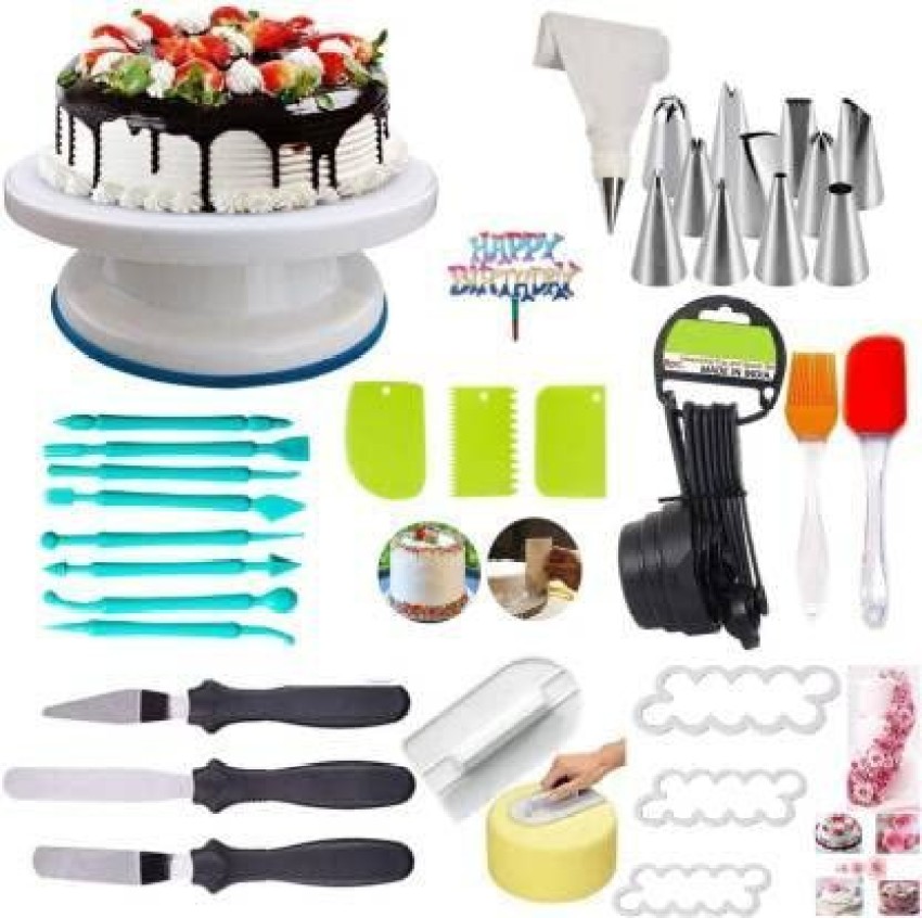 cake making supplies | cake making set | cake banane ka saman | cake  decorating items | cake molds combo | icing piping bag | icing set |icing  nozzles | cake combo set | cake tools set
