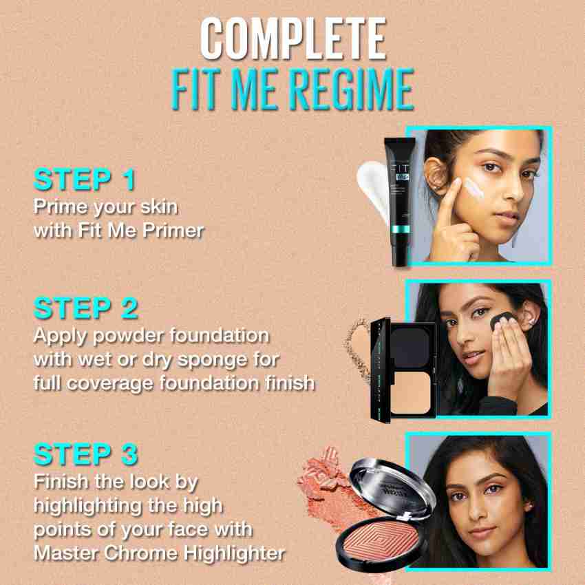 how to apply powder foundation