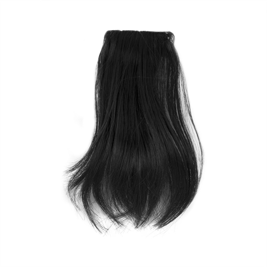 STREAK STREET Natural Black Clip-in Bangs Hair Extension Price in India - Buy  STREAK STREET Natural Black Clip-in Bangs Hair Extension online at 