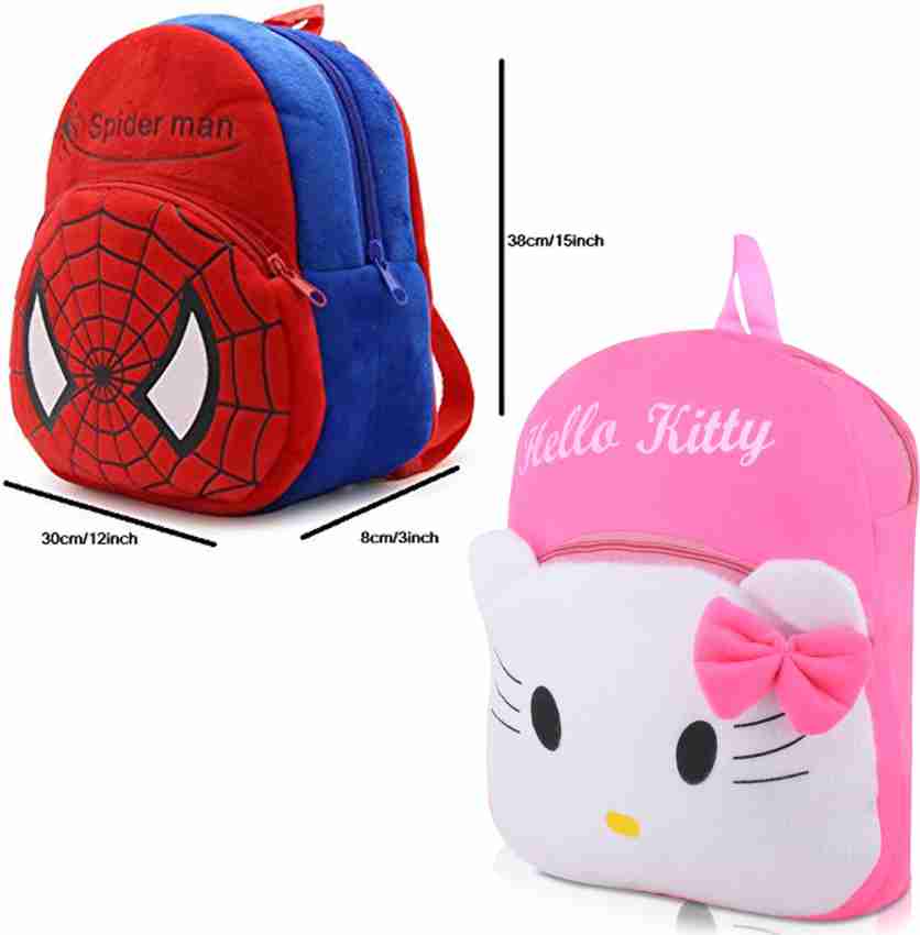  | SMARTOTS Soft School Bag For Kids Cartoon Baby Boy/Girl Bag For  Kids(Combo Pack of 2) School Bag - School Bag