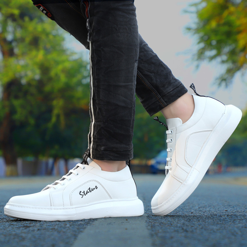 stylish white casual shoes for men