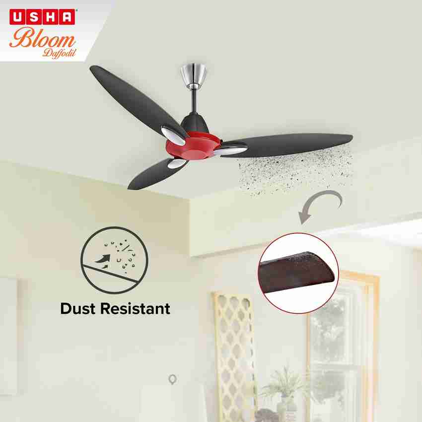Usha Bloom Daffodil Goodbye Dust 1200 Mm 3 Blade Ceiling Fan In India At Sy Usha Bloom Daffodil Goodbye Dust 1200, Usha Bloom Daffodil Goodbye Dust Ceiling Fan