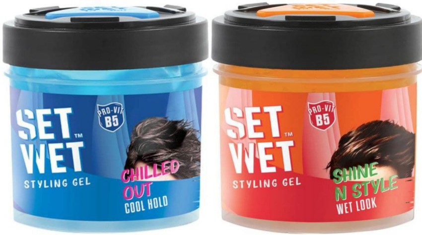 SET WET Cool Hold and Wet look combo 250ml*2piece Hair Gel - Price in  India, Buy SET WET Cool Hold and Wet look combo 250ml*2piece Hair Gel  Online In India, Reviews, Ratings