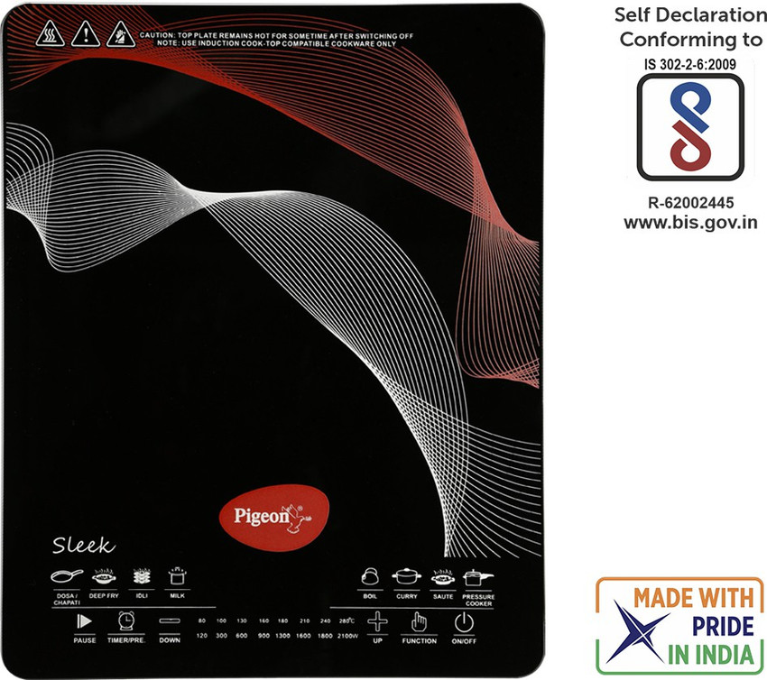 pigeon sleek induction cooktop