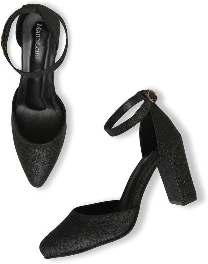Marc loire black heels Sale