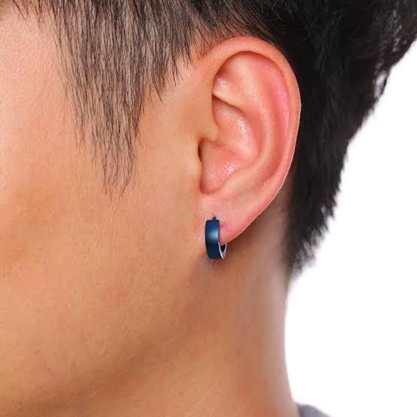 Jstyle Mens Stainless Steel Hoop Earrings Huggie Earrings Cz Piercings 3  Pairs 18G Multi  Amazonin Jewellery