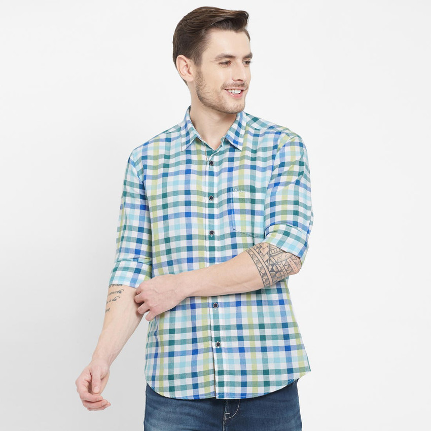 Buy Pepe Jeans Men Checkered Casual 