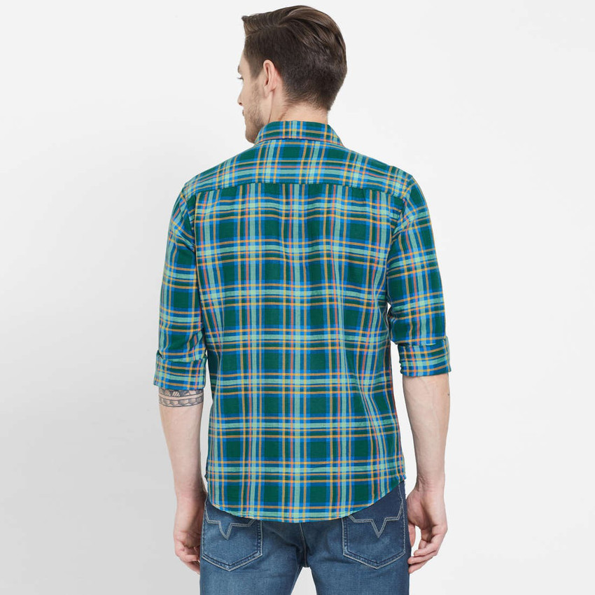 Buy Pepe Jeans Men Checkered Casual 