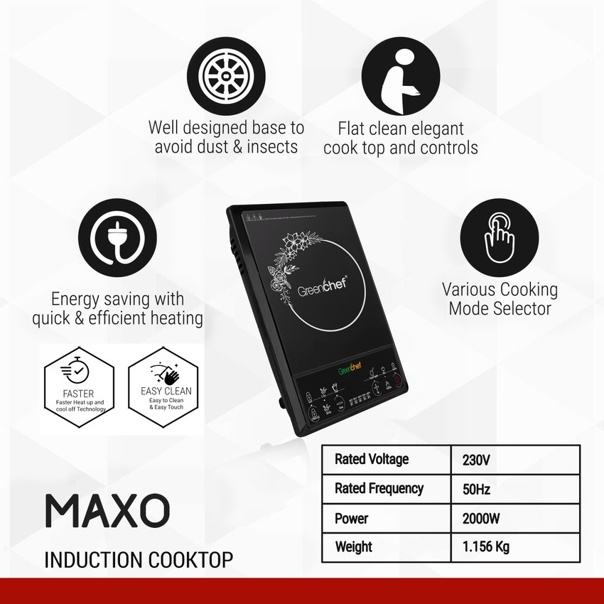 greenchef induction 2000 watt