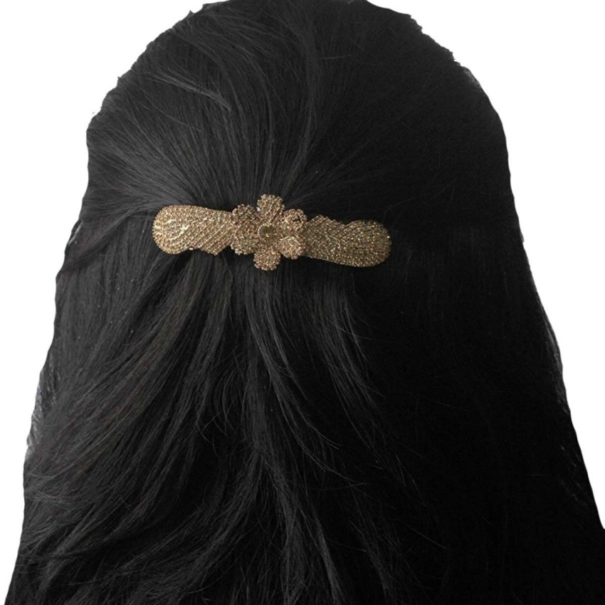 AccessHer Designer studded back clip hair accessories for Women Hair Clip  Price in India - Buy AccessHer Designer studded back clip hair accessories  for Women Hair Clip online at 