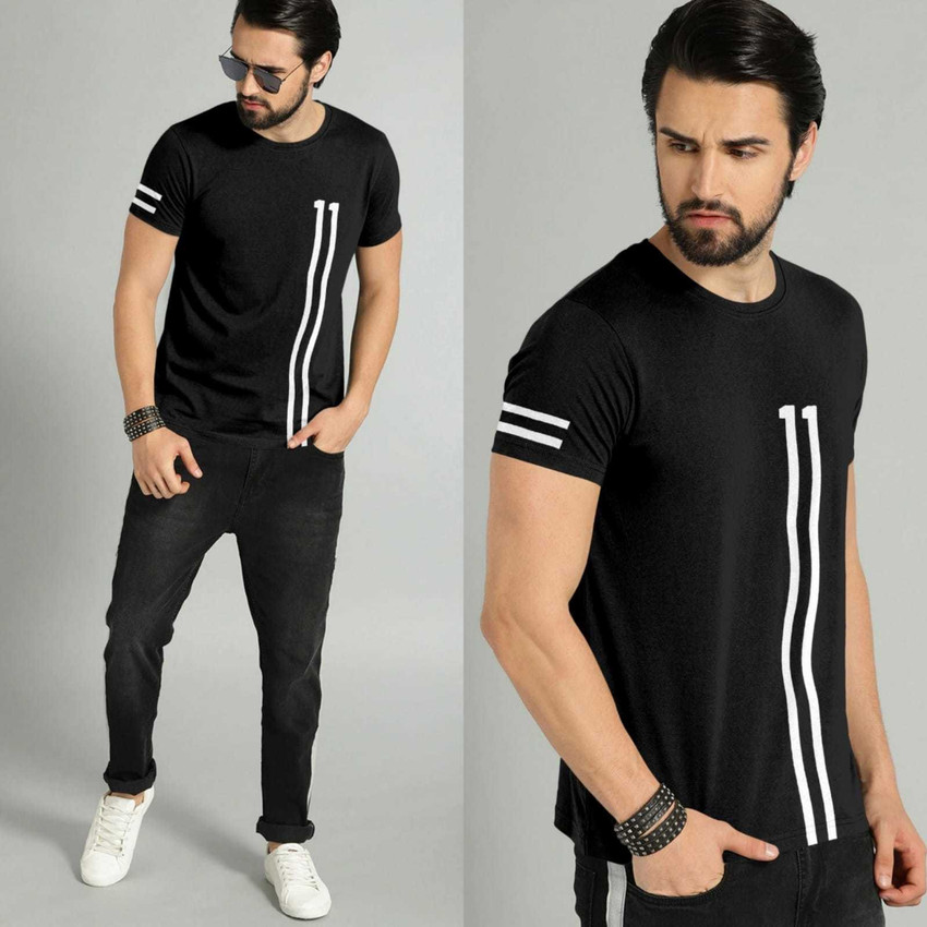 Black t shirt online india clearance