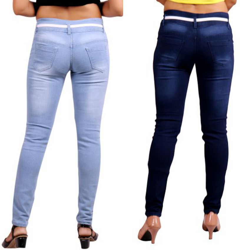 Kiddle Slim Girls Multicolor Jeans 