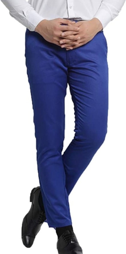 8 By YOOX COTTON LOOSE-FIT WORK TROUSERS | Blue Men's Cargo | YOOX
