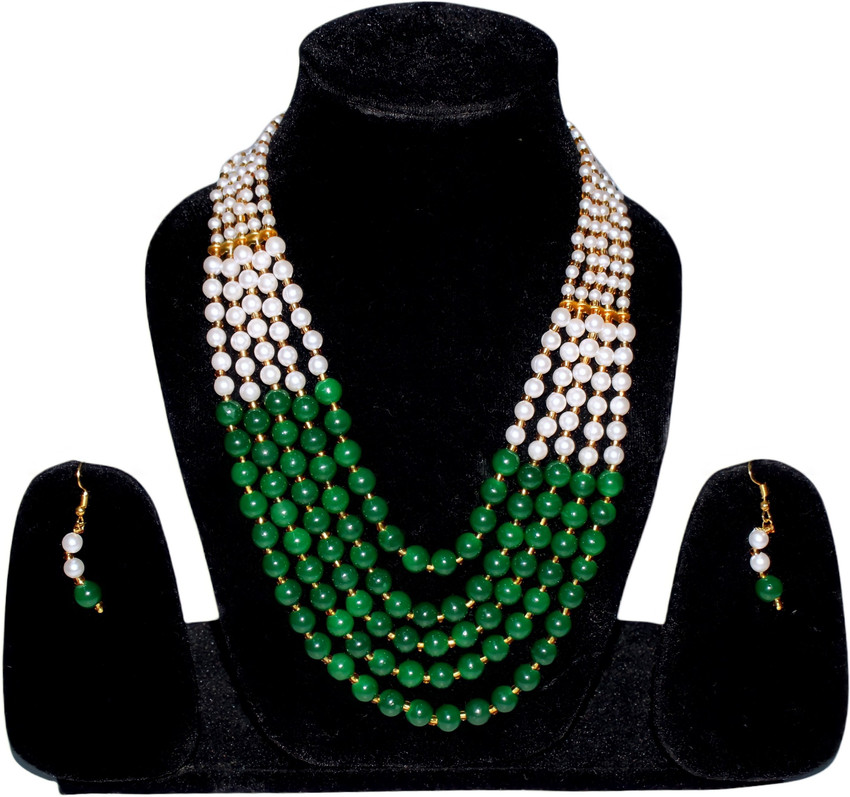 ShivaEstore Moti necklace set designs 