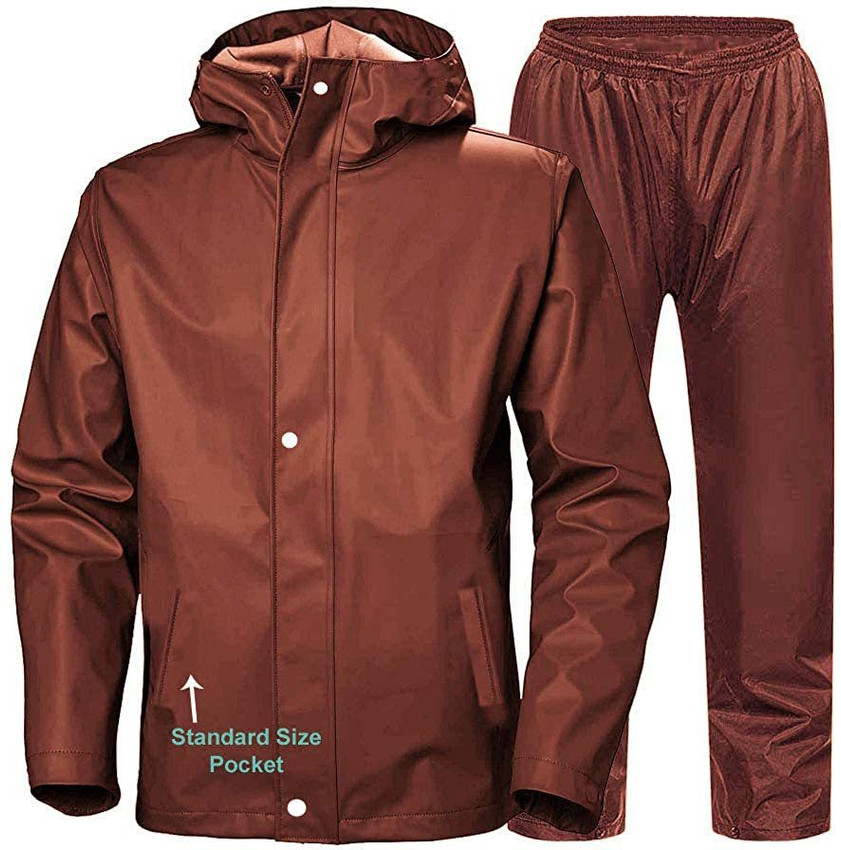 Solid Men Raincoat Price in India - Buy 