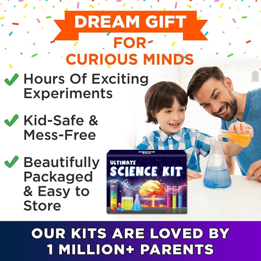 Einstein Box Science Experiment Kit-Chemistry Kit Toys for Kids- Age 6-12 Years 