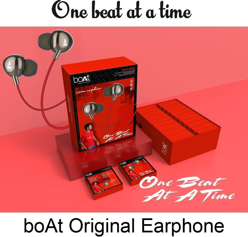 boAt One beat at a time Extra Ordinary Earphone With Mic Wired Headset Price in India Buy boAt One beat at a time Extra Ordinary Earphone With Mic Wired Headset online