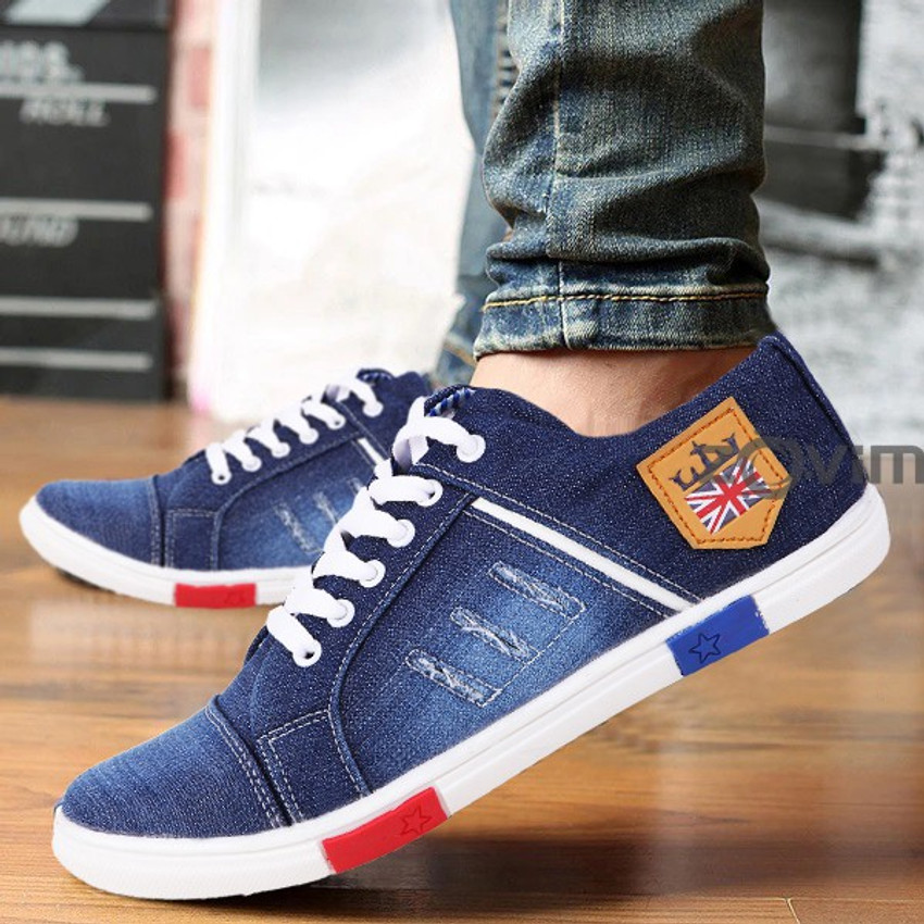 Share more than 153 denim canvas sneakers