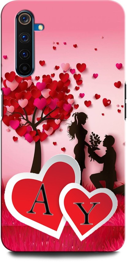 GRAFIQE Back Cover for Realme 6i AY, A LOVE Y, Y LOVE A, A LETTER, Y  LETTER, AY NAME - GRAFIQE : 