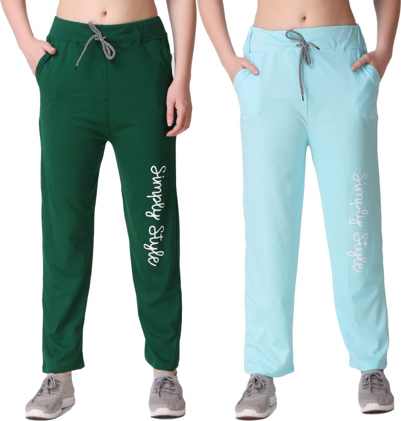 Solid Women Multicolor Track Pants Price in India - Buy Solid Women  Multicolor Track Pants online at