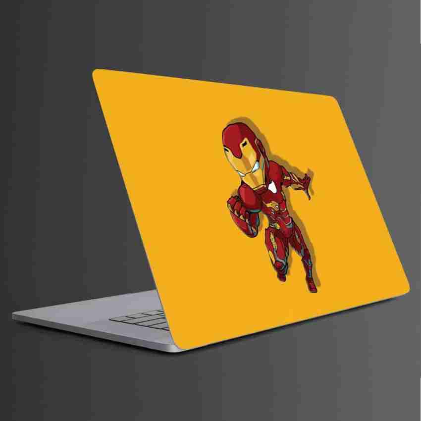 the creative solution iron man cartoon Laptop Skin Sticker | Fits for all  models (Up to  inches) Vinyl Laptop Decal  Price in India - Buy the  creative solution iron man