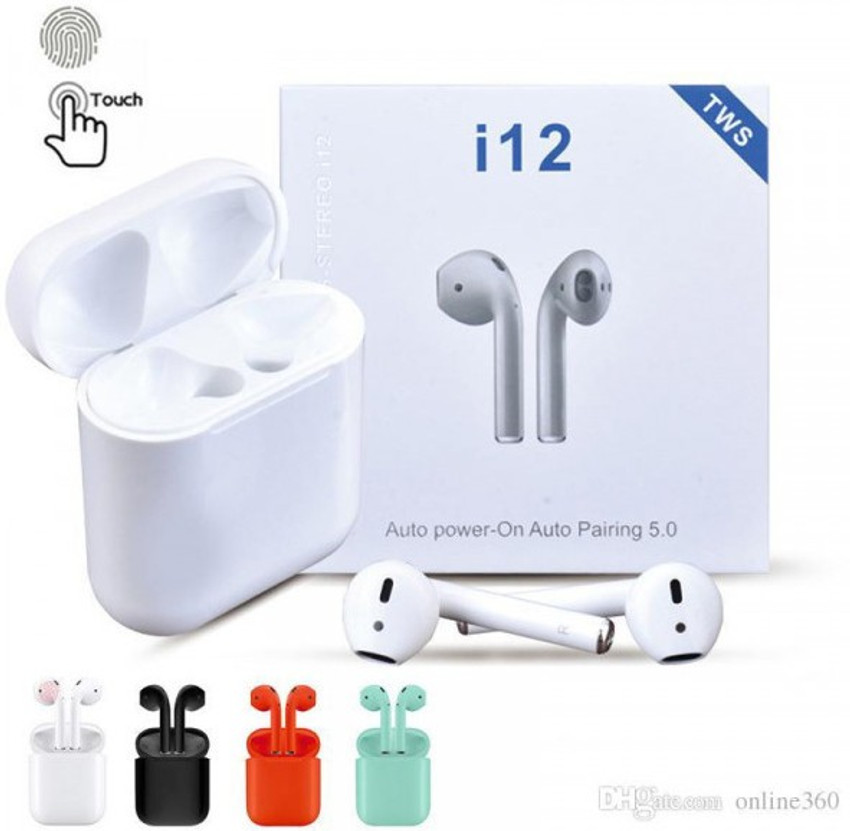 Bluetooth earphones i12 price cheap