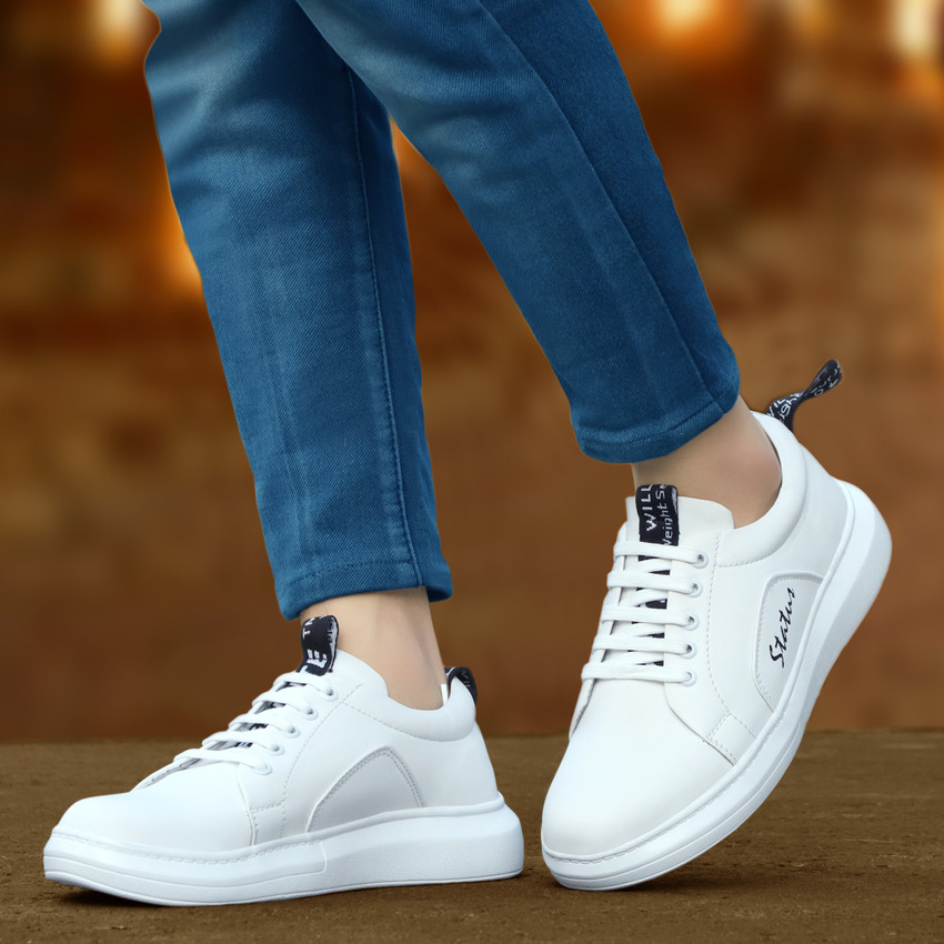 stylish white casual shoes for men