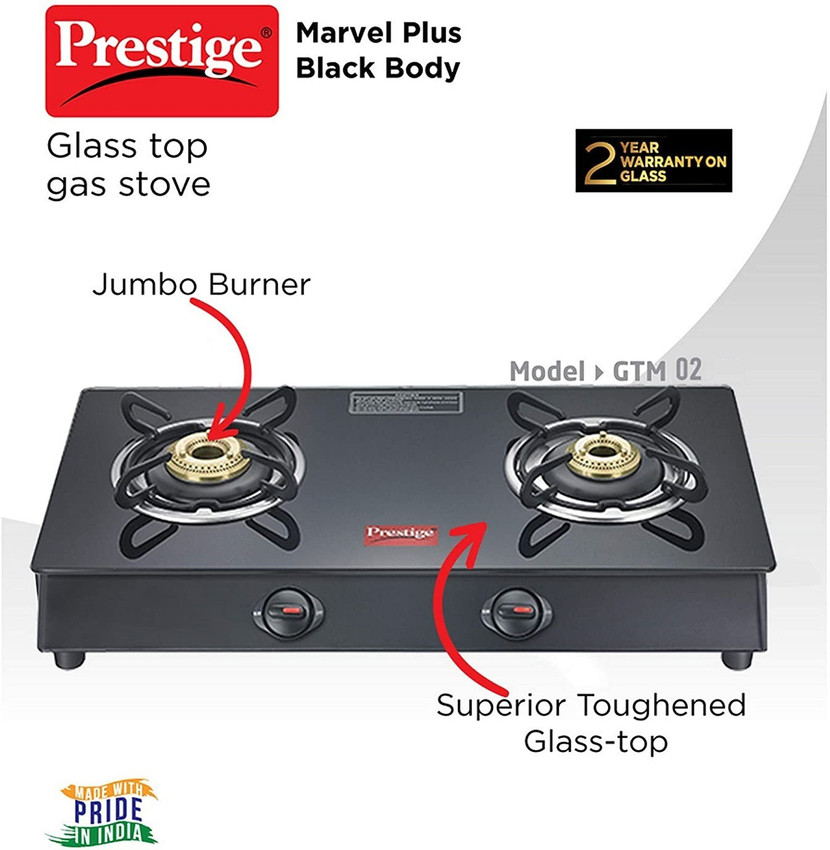 prestige gas burner table top